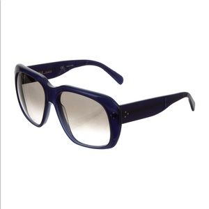 Celine Oversized Navy Gradient Sunglasses